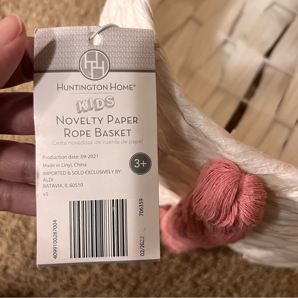 NWT Unicorn kids Rope Basket - Picture 6 of 15
